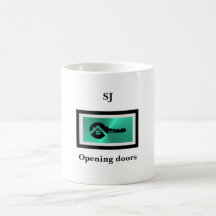 Tasse entreprise immobilière Black Key et Turquois