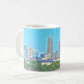 Tasse enveloppante d'horizon de Cleveland, Ohio (Devant gauche)
