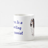 Tasse : Épagneul de roi Charles cavalier tricolore (Centre)