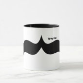 Tasse épicée de moustache de Parenthese de police (Centre)