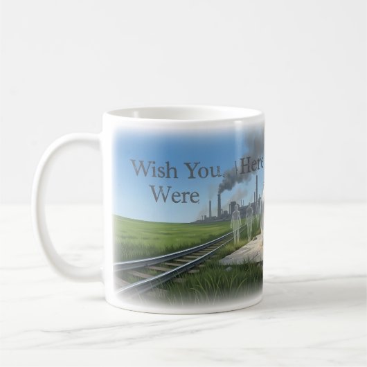 Tasse Épique 'Wish You Were Here' (Gauche)