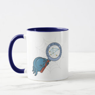 Tasse Epistemic d'araignée d'analyse réseau