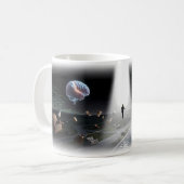 Tasse Équilibre Mental à Travers la Fracture Numér (Devant gauche)