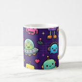 Tasse Espace Robot Rétro (Devant droit)
