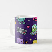 Tasse Espace Robot Rétro (Devant gauche)