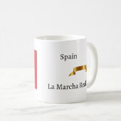 Tasse Espagne avec drapeau et nom de l'hymne (Devant droit)