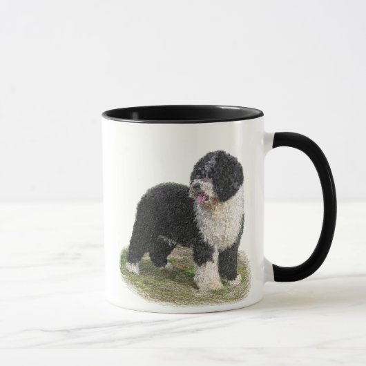 Tasse espagnole de chien d'eau (Droite)