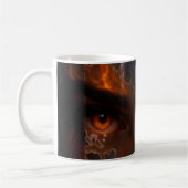 Tasse esthétique Dark Fantasy Mystic Burning Eye (Gauche)