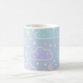 Tasse esthétique Kawaii Lune & Étoiles (Centre)