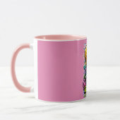 Tasse esthétique Y2K Cyber Glitch (Gauche)