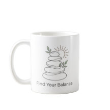 Tasse esthétique Zen « Trouvez votre équilibre »