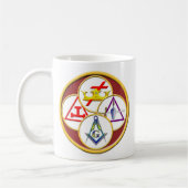 TASSE et STEIN de CERCLE de rite de York (Gauche)