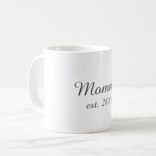 Tasse établie par maman (Devant gauche)