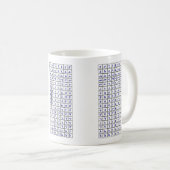 Tasse éthiopienne d'alphabet (Devant droit)