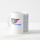 Tasse éthiopienne d'alphabet (Devant gauche)