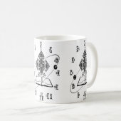 Tasse éthiopienne de horodateur (Devant droit)