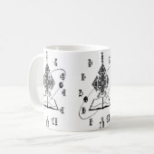 Tasse éthiopienne de horodateur (Devant gauche)