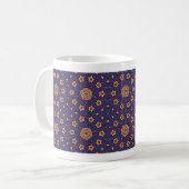 Tasse étoilée de bleu et d'or (Devant gauche)