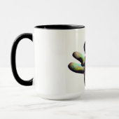 Tasse étrange de forme - vert (Gauche)