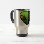 Tasse étrangère verte de voyage (Devant gauche)