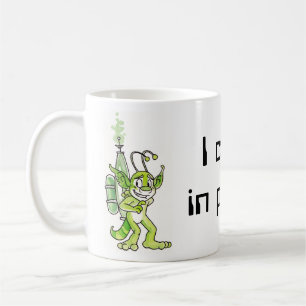 Tasse étrangère verte "paisible"