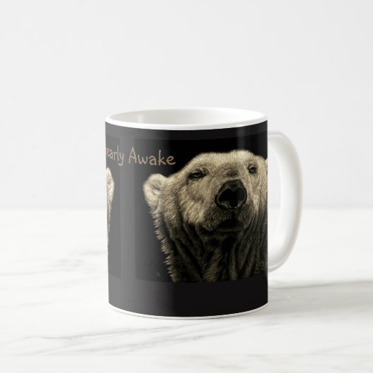 Tasse éveillée de Bearly (Devant droit)