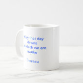 Tasse éveillée de citation de tournesol (Devant gauche)