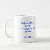 Tasse éveillée de citation de tournesol (Gauche)