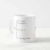 Tasse excentrique de niveau de café (Devant gauche)