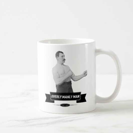 Tasse excessivement virile d'homme (Droite)