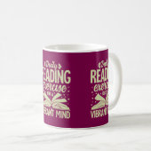 Tasse Exercice de lecture quotidien pour un esprit (Devant droit)