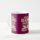 Tasse Exercice de lecture quotidien pour un esprit (Devant gauche)