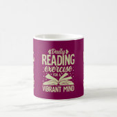 Tasse Exercice de lecture quotidien pour un esprit (Centre)
