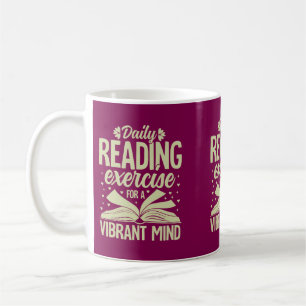 Tasse Exercice de lecture quotidien pour un esprit