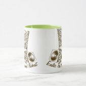 Tasse exotique de Podcast d'île de Tiki (Centre)