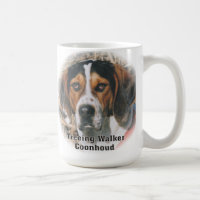 Tasse expressive de Coonhound de marcheur de