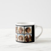 Tasse Expresso 11 Grille de Collage avec Monogramme (Droite)