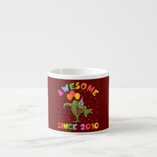 Tasse Expresso 12e anniversaire Dinosaure Enfants Incroyable Depu