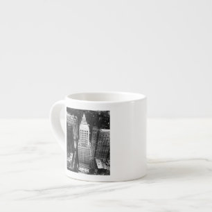 Tasse Expresso 1960 :  Une vue aérienne d'un gratte-ciel de