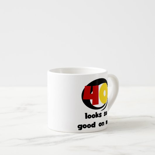 Tasse Expresso 40 Semblables T-shirts et cadeaux sur moi (Devant droit)