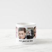 Tasse Expresso 6 collage photo ajouter du texte blanc (Devant)