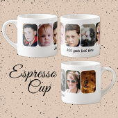 Tasse Expresso 6 collage photo ajouter du texte blanc