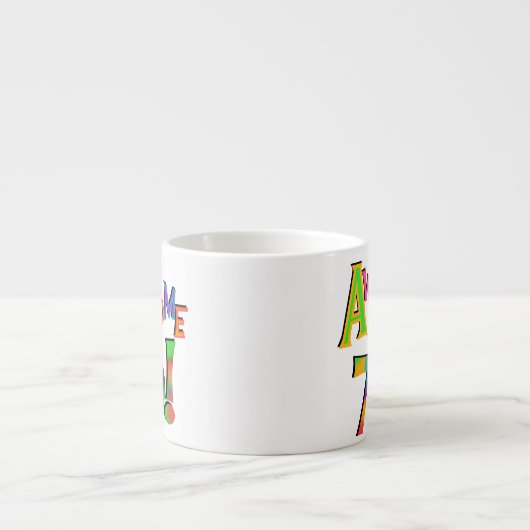 Tasse Expresso 70 superbes T-shirts et cadeaux d'anniversaire (Devant)