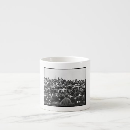 Tasse Expresso Abe Lincoln Gettysburg Adresse : Fin de la guerre  (Devant)