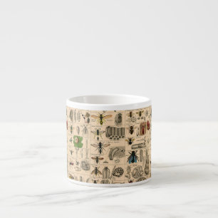 Tasse Expresso Abeille Insecte Bug Wasp Nature Peinture des abeil