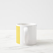 Tasse Expresso Abstrait bleu et jaune (Dos)