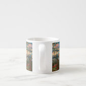 Tasse Expresso Abstrait Kandinsky équitation Couple coloré (Dos)