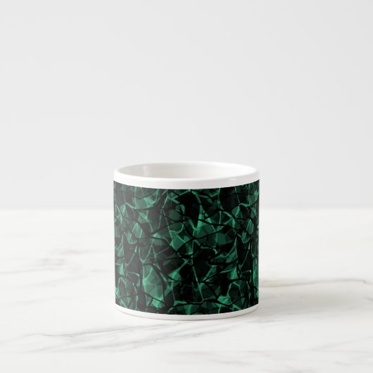 Tasse Expresso abstrait vert (Devant)