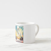 Tasse Expresso Affiche 1933 vintage de Chicago d'Exposition (Devant droit)