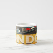 Tasse Expresso Affiche Vintage Londres (Devant)